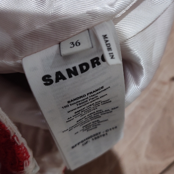 SANDRO Houndstooth Shorts - Picture 9 of 10